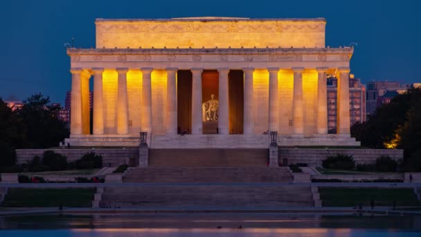 Monumento a Lincoln timelapse — Vídeo de stock