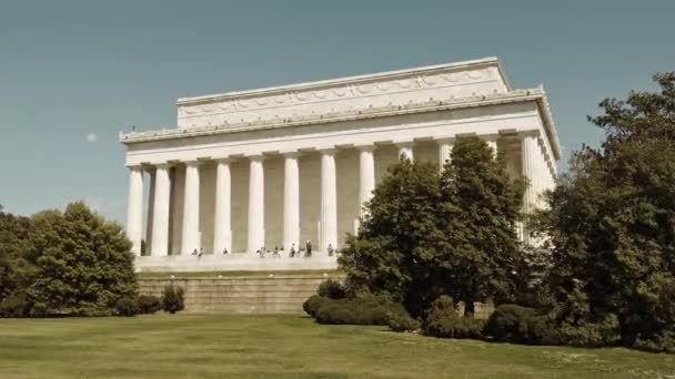 林肯纪念馆 — 图库视频影像