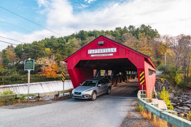 ABD 'de New England' da kapalı köprü.