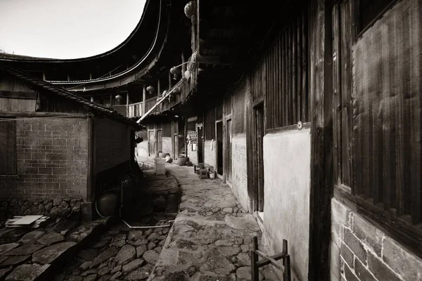 Traditional Tulou Building Unique Dwellings Hakka Fujian China — Stock Photo, Image