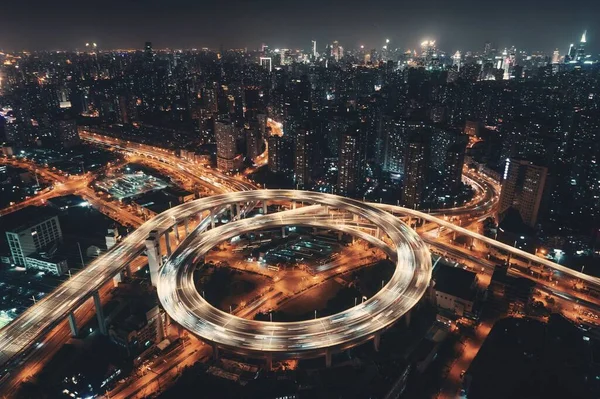 Shanghai Nanpu Bridge Nad Rzeką Huangpu Ruchliwym Ruchem Chinach — Zdjęcie stockowe