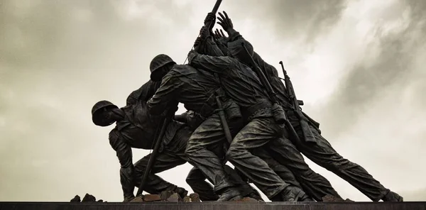 Marine Corps War Memorial Closeup Washington — Stock Photo, Image