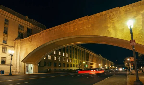 Stadtansichten Von Washington Bei Nacht Mit Architekturen — Stockfoto