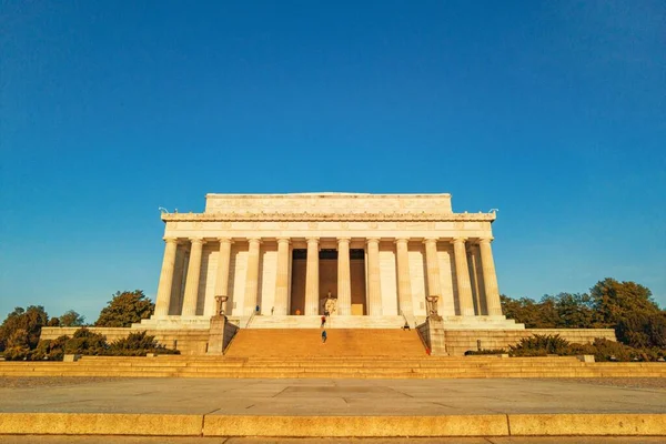 Pomnik Narodowy Lincolna Waszyngtonie — Zdjęcie stockowe