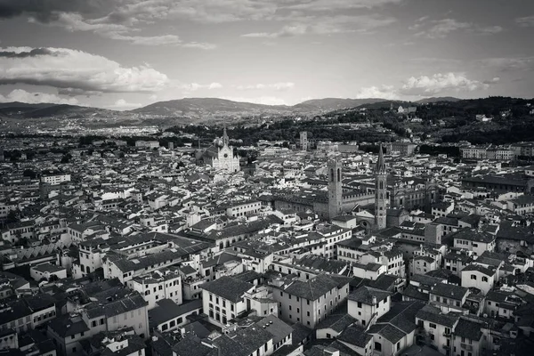 Ciudad Skyline Florencia Vista Azotea Italia — Foto de Stock