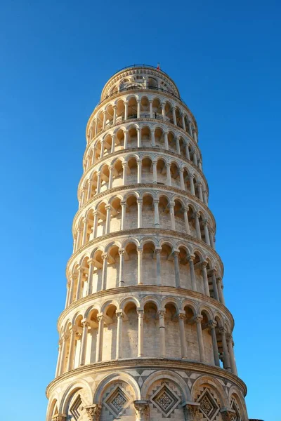 Пізанська Вежа Італія Всесвітньо Відома Пам Ятка — стокове фото