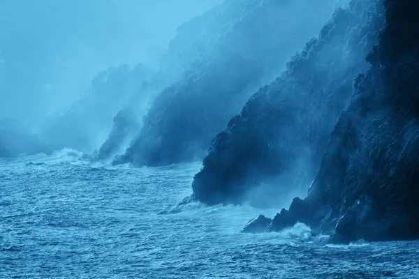 Küstenlinie Des Mittelmeeres Cinque Terre Italien — Stockfoto