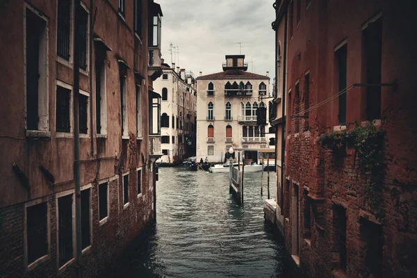 Venetië Uitzicht Gracht Met Historische Gebouwen Italië — Stockfoto