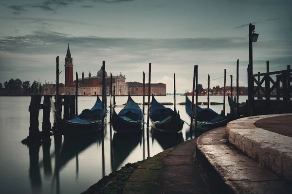 Parque Góndola Agua San Giorgio Maggiore Isla Venecia Italia — Foto de Stock