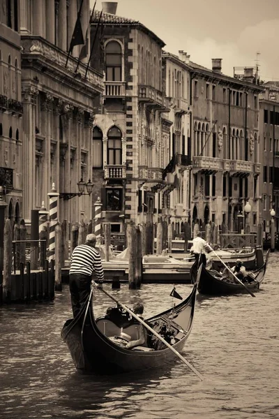 Гондола Каналі Венеції Італія — стокове фото