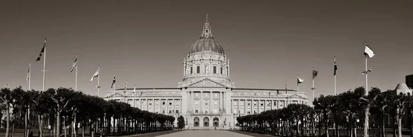 San Francisco Stadhuis Als Beroemde Historische Bezienswaardigheden — Stockfoto