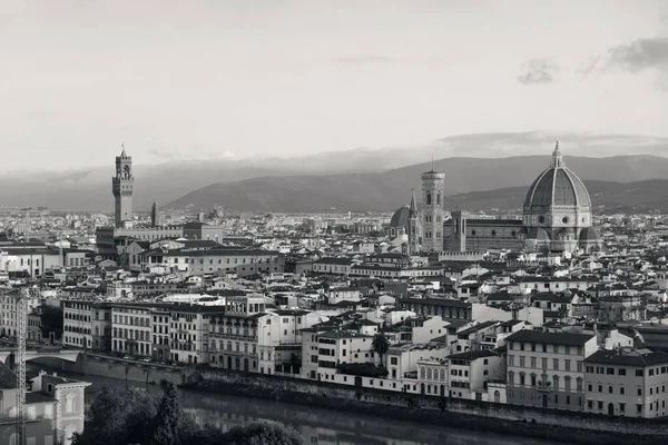 Florencie Katedrála Panoramatickým Výhledem Město Piazzale Michelangelo — Stock fotografie