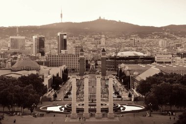 İspanya Barselona 'daki Placa Espanya