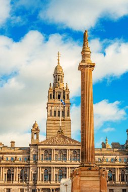 George 'daki Şehir Konseyi Binası Glasgow, İskoçya, Birleşik Krallık