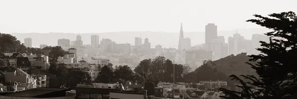 Architektur Der Innenstadt Von San Francisco Vom Bergpanorama Aus Betrachtet — Stockfoto