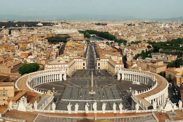 Peterstorget Vatikanstaten Ovanifrån — Stockfoto