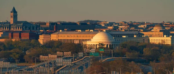 Ciudad Washington Skyline Urbano Con Edificios — Foto de Stock