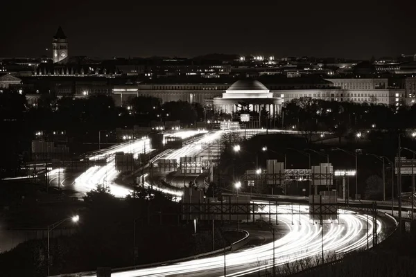 Stadtsilhouette Von Washington Mit Gebäuden — Stockfoto