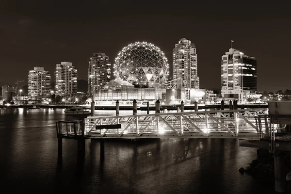 Vancouver Aug Science World Waterfront False Creek 2015 캐나다 밴쿠버 — 스톡 사진