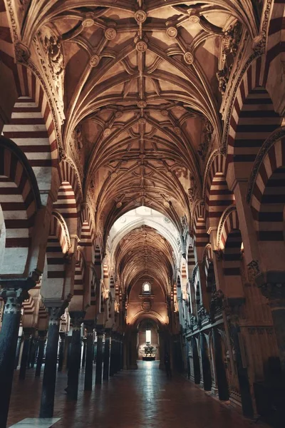 Cordoba España Mayo 2019 Vista Interior Mezquita Catedral Córdoba Con — Foto de Stock