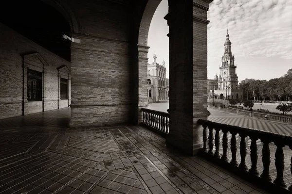 Plaza Espana Het Plein Van Spanje Dichtbij Sevilla Spanje — Stockfoto