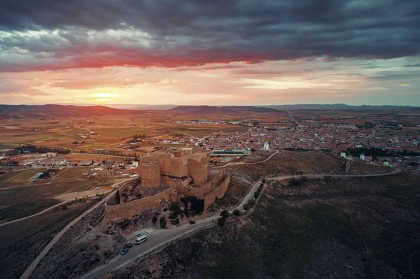 Castillo Consuegra Atardecer Cerca Toledo España —  Fotos de Stock