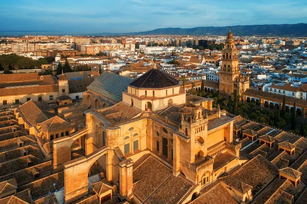 Ciudad Antigua Arquitectura Córdoba Vista Desde Aire España — Foto de Stock