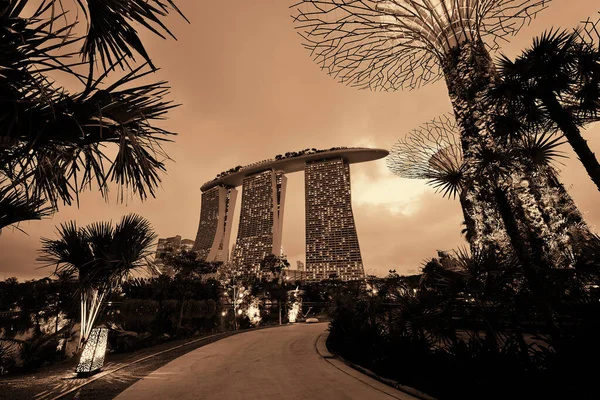 Singapore Apr Ogród Nad Zatoką Kwietnia 2013 Singapurze Jest Część — Zdjęcie stockowe