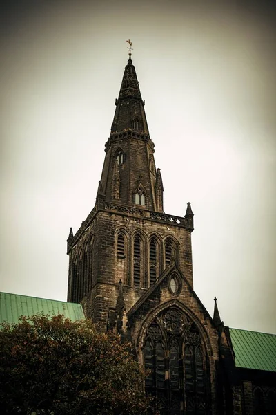 Glasgow Necropolis Cimitero Vittoriano Vista Vicino Scozia Regno Unito — Foto Stock