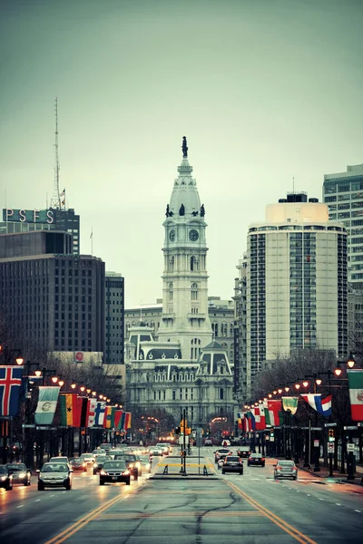 Philadelphia Pennsylvania Mar City Street View Urban Buildings March 2015 — 图库照片