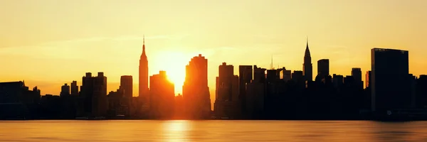 Silhouet uit New York — Stockfoto