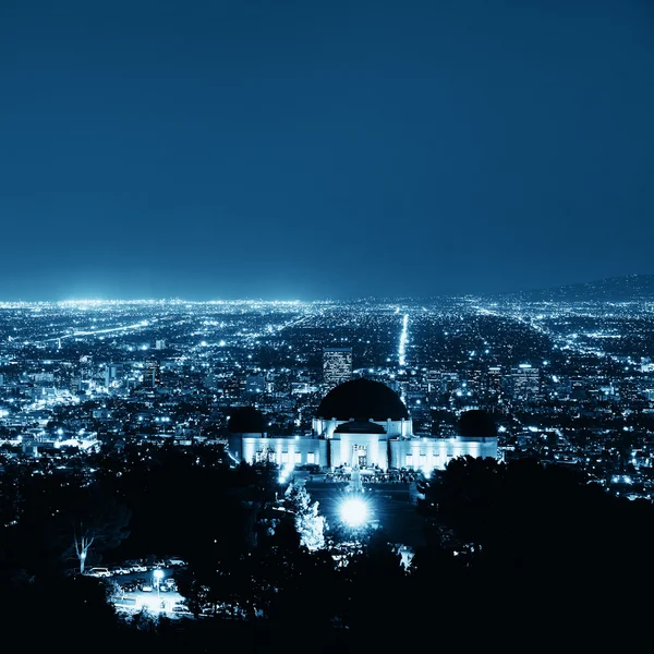 Los Angeles à noite — Fotografia de Stock