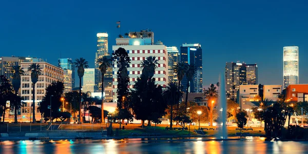 Los Angeles bei Nacht — Stockfoto