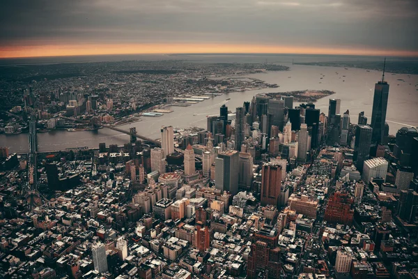 Manhattan aerial — Stock Photo, Image