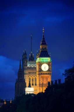 Gece yarısı Westminster Sarayı