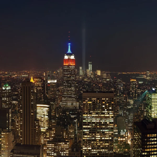 New York City nacht — Stockfoto