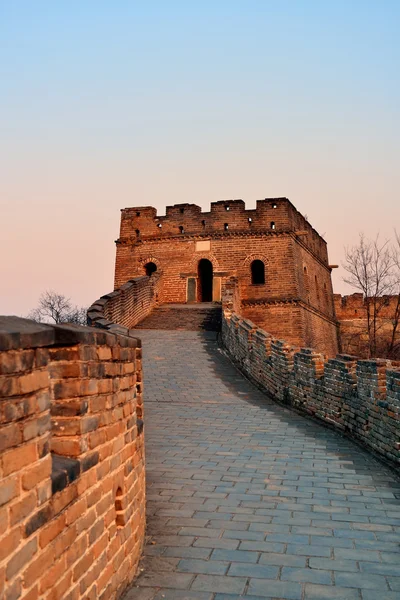 Grote muur zonsondergang — Stockfoto