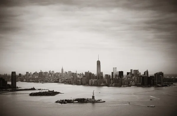 Manhattan luchtfoto — Stockfoto