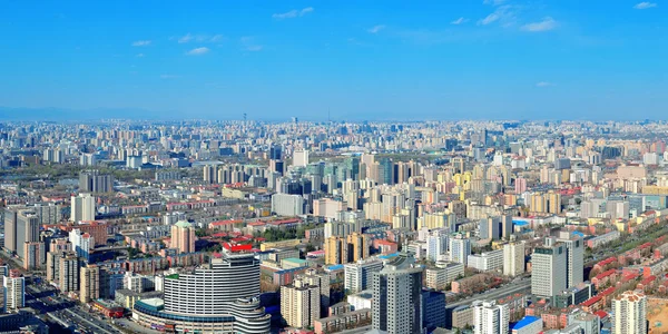 Letecký pohled na Peking — Stock fotografie