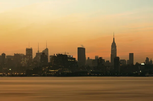 New York City silhouette — Foto Stock