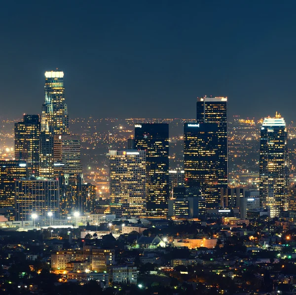 夜のロサンゼルス — ストック写真