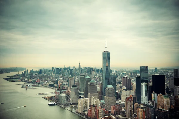 맨하탄 공중 — 스톡 사진