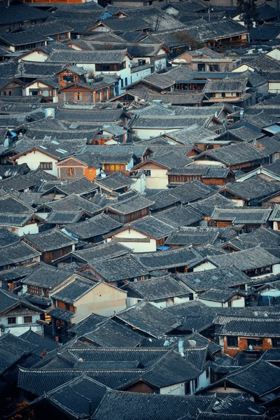 Lijiang staré budovy — Stock fotografie