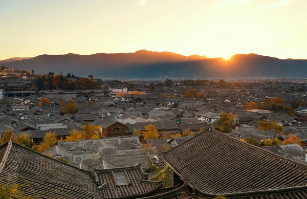 Lijiang vieux bâtiments — Photo