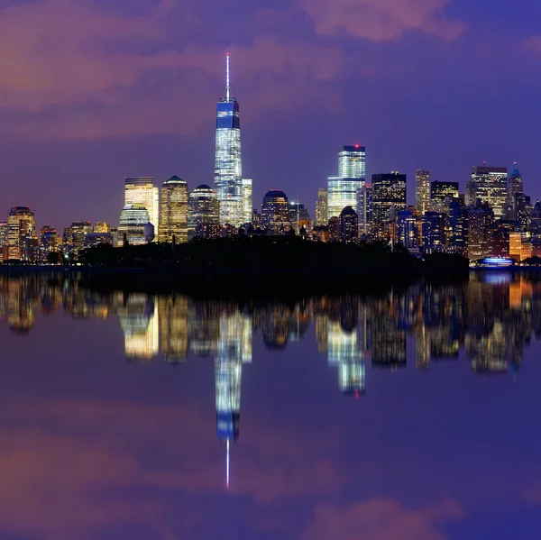 New York'ta gece — Stok fotoğraf