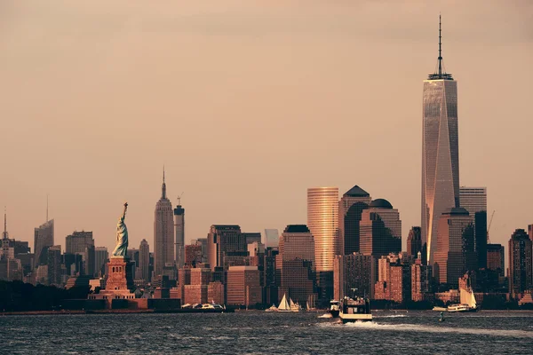 Manhattan skyline du centre ville — Photo