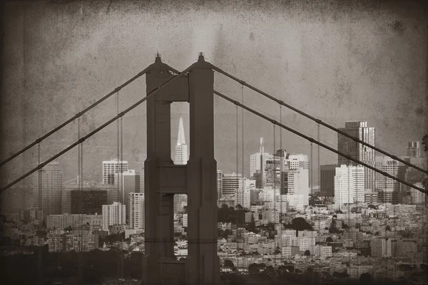 Ponte portão dourado — Fotografia de Stock