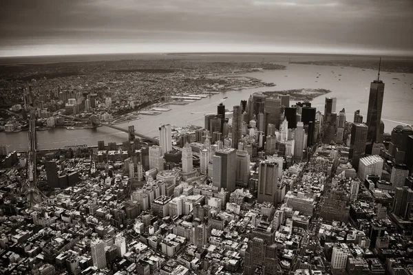 Manhattan luchtfoto — Stockfoto