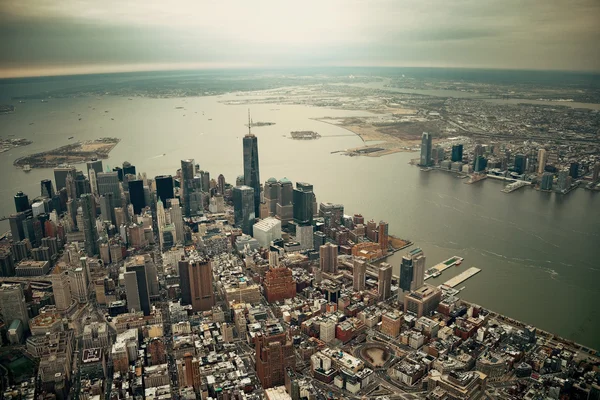 Manhattan luchtfoto — Stockfoto