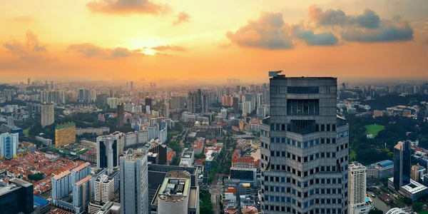 Singapore sunset — Stock Photo, Image